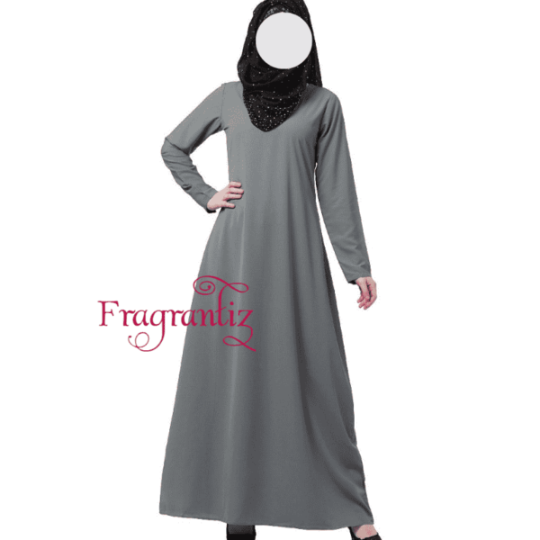 Abaya Libas Plain Grey wear for Women Fragrantiz Online India