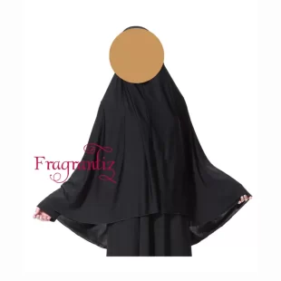 LONG BLACK HIJAB FOR WOMEN