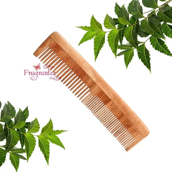 organic neem wood comb