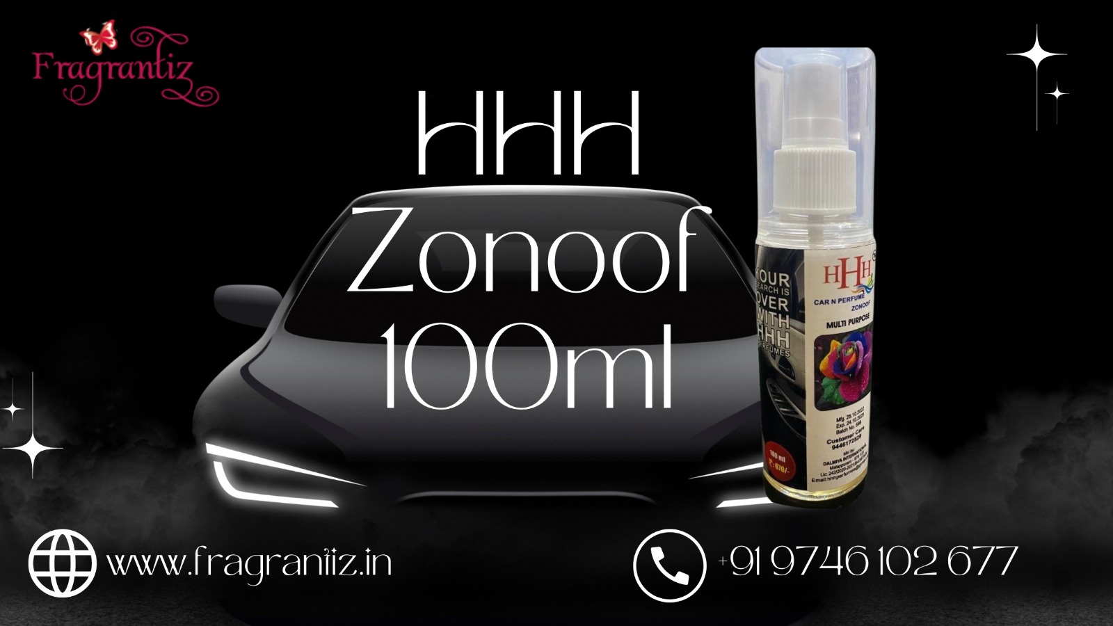 hhh zonoof car perfume